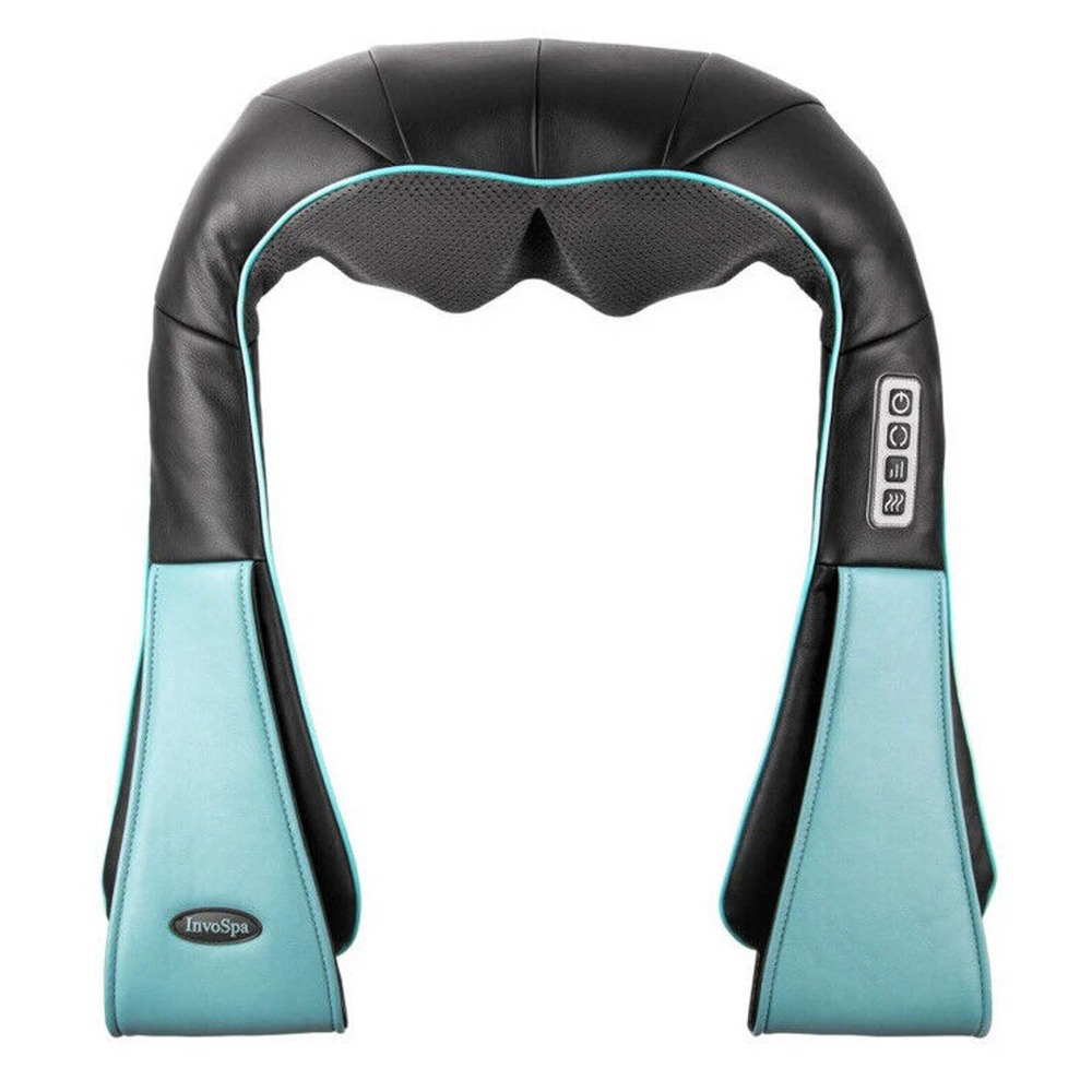 Home & Auto! Shiatsu Back Shoulder & Neck Massager Heat Deep Tissue 3D Kneading